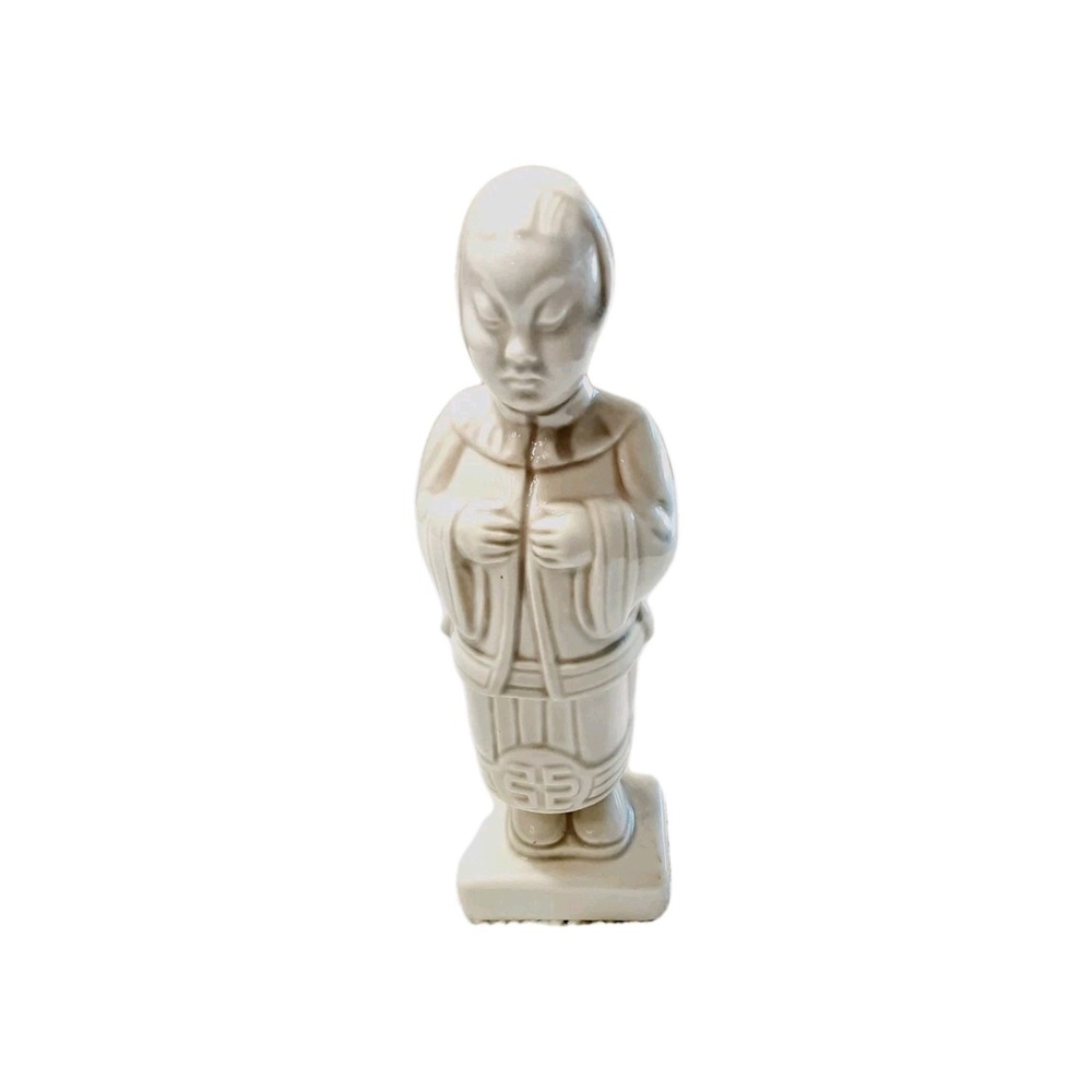Roselane Figurine # 209  Glazed Ceramic Asian Man Oriental 7 Inches